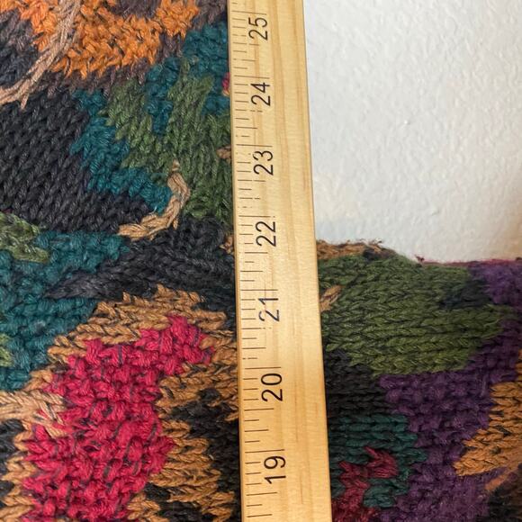 Vintage 90s Signature by Northern Isles Hand Knit Ramie Cotton Sweater Size XL - Picture 4 of 5